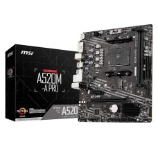 placa madre msi a520m-a pro - micro atx - sam4 p/n a520m-apro 