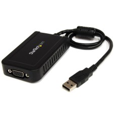 adaptador de vídeo externo usb a vga startech - 32mb sdram - usb 2.0 - d-sub - gris p/n usb2vgae3