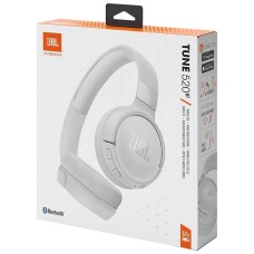 audifono jbl  tune 520 bt headphone bluetooth on ear white p/n jblt520btwhtam