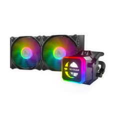 sistema de refrigeracion liquida cougar watercooling helor 240mm dynamic rgb p/n 35ccl24.0004