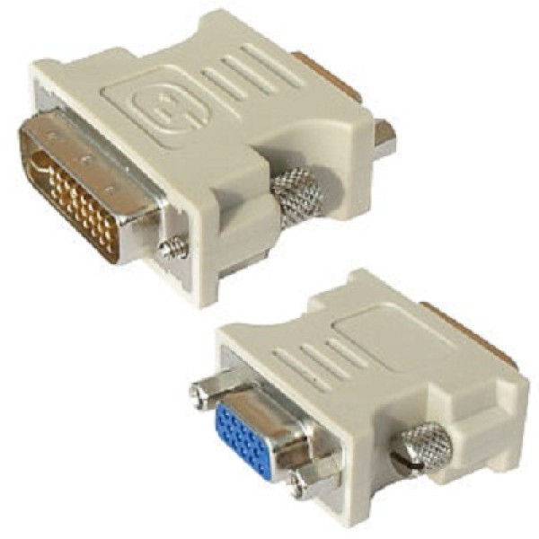 ADAPTADOR DVI 24+5 (MACHO) A VGA (HEMBRA)