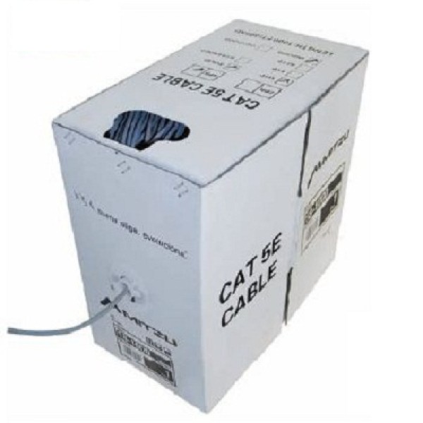 CAJA DE CABLE DE RED UNIFILAR UTP CAT 5E 305M
