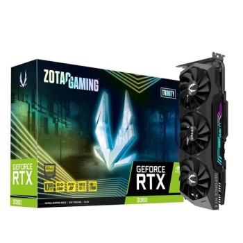 TARJETA DE VIDEO ZOTAC GEFORCE RTX 3080 TRINITY 10GB GDDR6X PCIex 4.0 LHR P/N ZT-A30800D-10PLHR