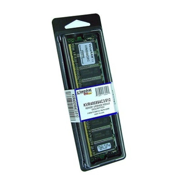 MEMORIA UDIMM DDR KINGSTON 512MB DDR 400 PC3200 BOX