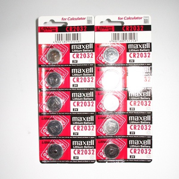 BATERIA PARA PC CR-2032 PACK DE 5 UNIDADES