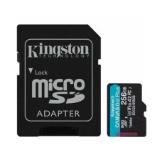 MEMORIA MICROSD KINGSTON CAVAS GO - 256GB - A2 / VIDEO CLASS V30 / UHS-I U3 / CLASS10 P/N SDCG3256GB