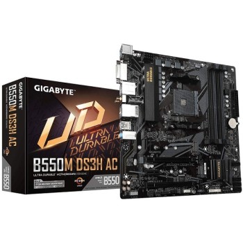 PLACA MADRE  GIGABYTE B550M DS3H AC sAM4 P/N B550MDS3HAC