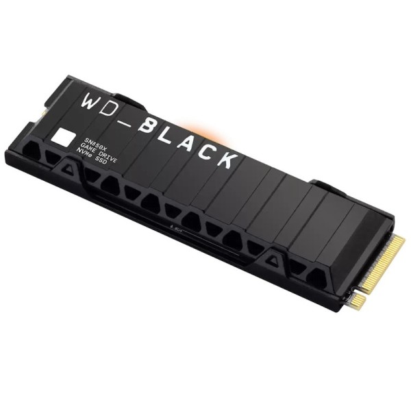 SSD WESTERN DIGITAL 1TB BLACK SN850X NVME M.2 2280 - PCIE 4.0 X4 CON DISIPADOR P/N WDS100T2XHE