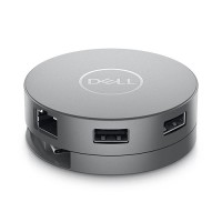 ADAPTADOR MULTIPUERTO DELL USB - POWER PASS THROUGH - VGA -DISPLAY PORT - ETHERNET - HDMI - USB-C P/N DELL-DA310