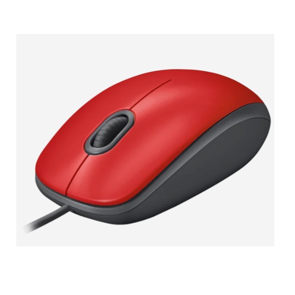 MOUSE LOGITECH  M110 Silent RED SAMR Box  USB  P/N 910-006755