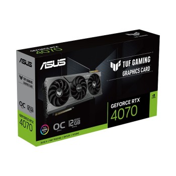 TARJETA DE VIDEO GEFORCE ASUS TUF RTX 4070 12GB OC DDR6 192BIT PCI 4.0 P/N TUF-RTX4070- O12