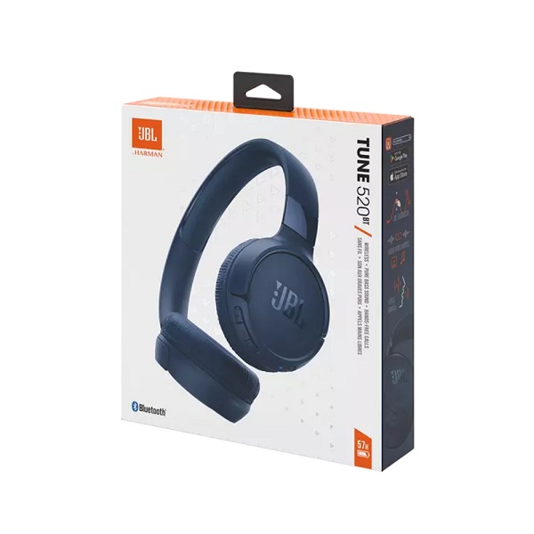 AUDIFONO JBL TUNE 520BT Bluetooth On Ear Blue P/N JBLT520BTBLUAM