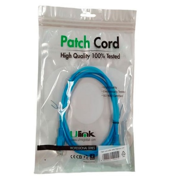 PATCH CORD UTP 1 METRO CATEGORÍA 5e AZUL