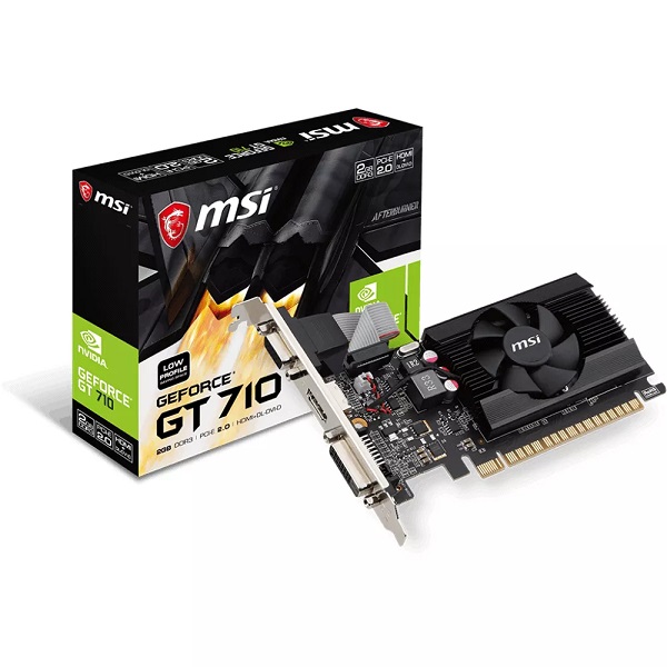 TARJETA DE VIDEO GEFORCE GT 710 2G D3 LP P/N 824142126905