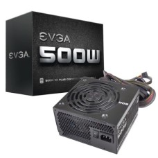 FUENTE DE PODER EVGA 500W CERTIFICADA 80 PLUS P/N 100-W1-0500-KR