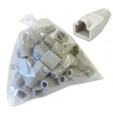 pack de 100 fundas para conector rj45 gris