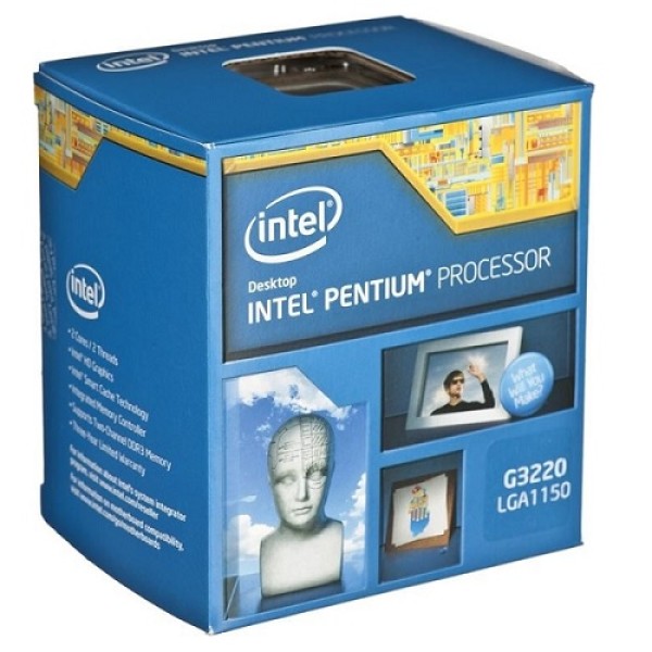 PROCESADOR INTEL PENTIUM DUAL CORE G3220 3.1GHZ  HASWELL s1150 - OEM SIN VENTILADOR