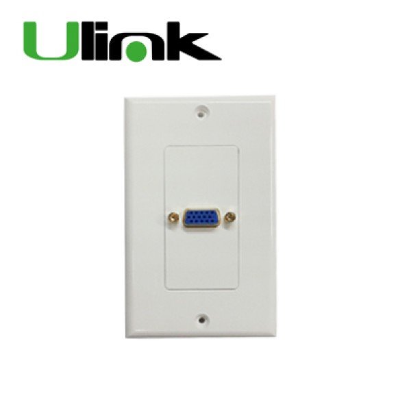 PLACA FRONTAL VGA CON CONECTOR DORADO P/N UL-WLVGA