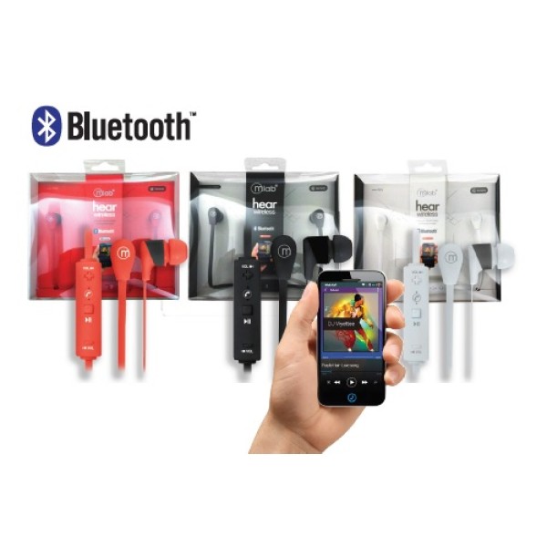 AUDIFONO MICROLAB  BLUETOOTH  IN-EAR BLACK
