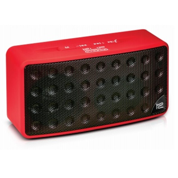 PARLANTE PORTATIL BLUETOOTH / SD / AUXILIAR COLOR ROJO