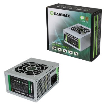 FUENTE DE PODER SLIM SFX GAMEMAX 275W REALES 80 PLUS 110V / 220V  MICROATX P/N GS-275
