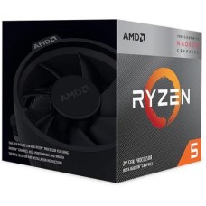 PROCESADOR AMD RYZEN 5 3400G 3.7GHZ /4.2GHZ 4 CORE 11 THREAD VIDEO VEGA 11 sAM4 P/N YD3400C5FHBOX