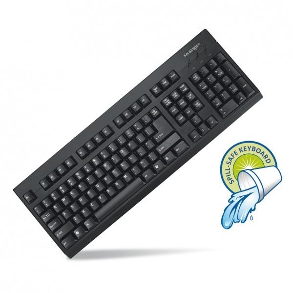 TECLADO kensington USB negro ANTIDERRAME P/n K72444ES
